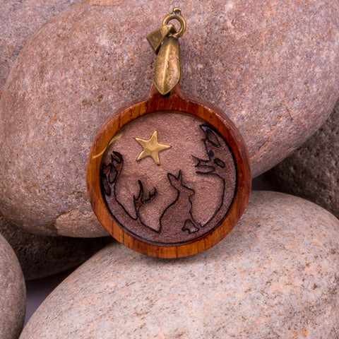 Forest Hare Pendant (#1214)